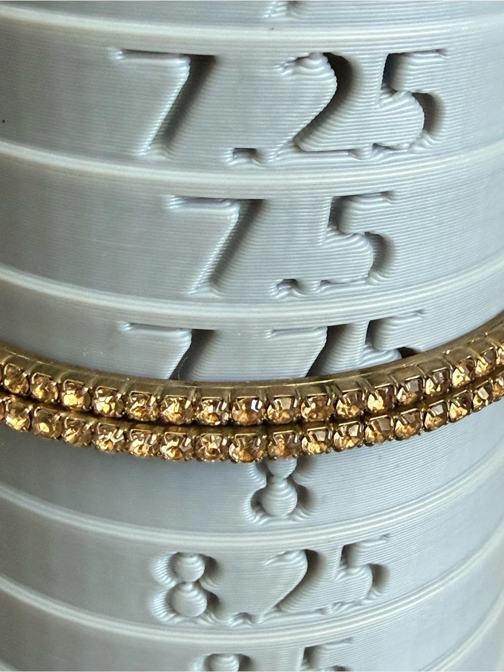 Gold Crystal-Accent Bangle Bracelets